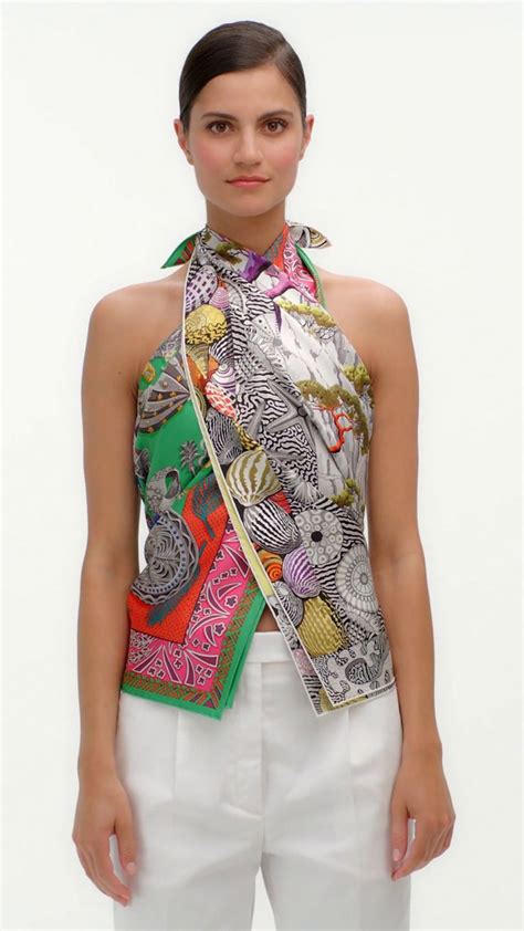 hermes scarf as a shirt|Hermes scarf buy online.